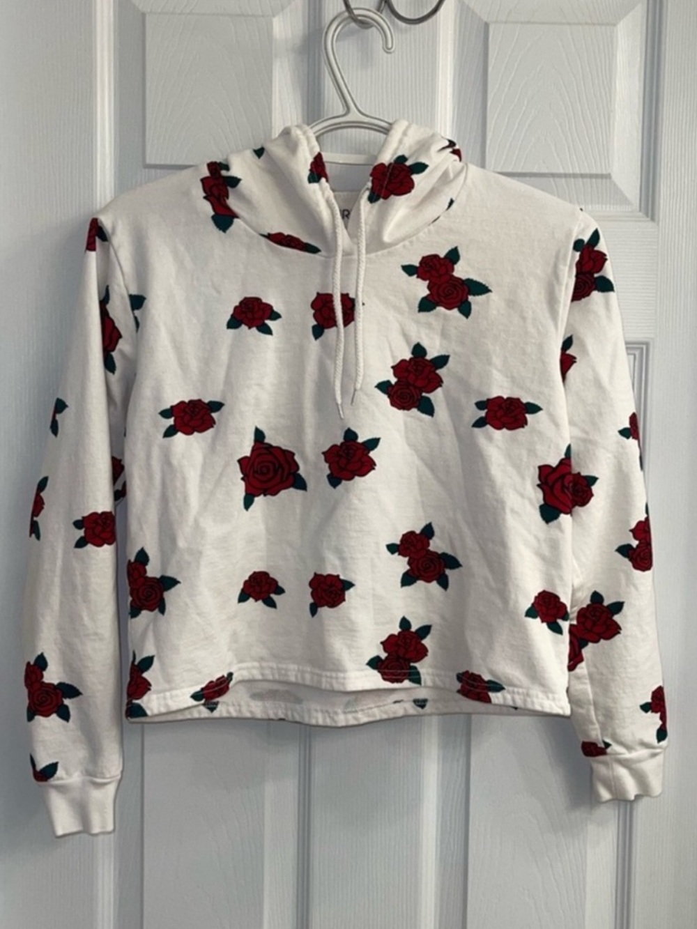 On Fire rose hoodie